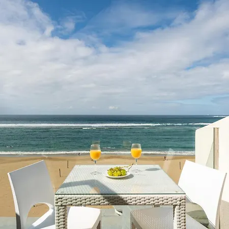 公寓 Beachfront Las Canteras - Sea Views Terrace 大加那利岛拉斯帕尔马斯