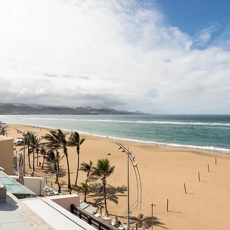 Beachfront Las Canteras - Sea Views Terrace 公寓