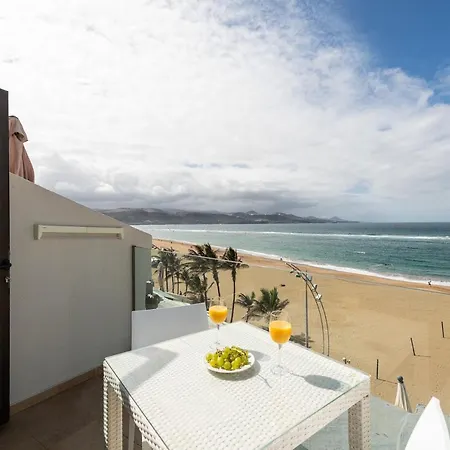 Beachfront Las Canteras - Sea Views Terrace 大加那利岛拉斯帕尔马斯